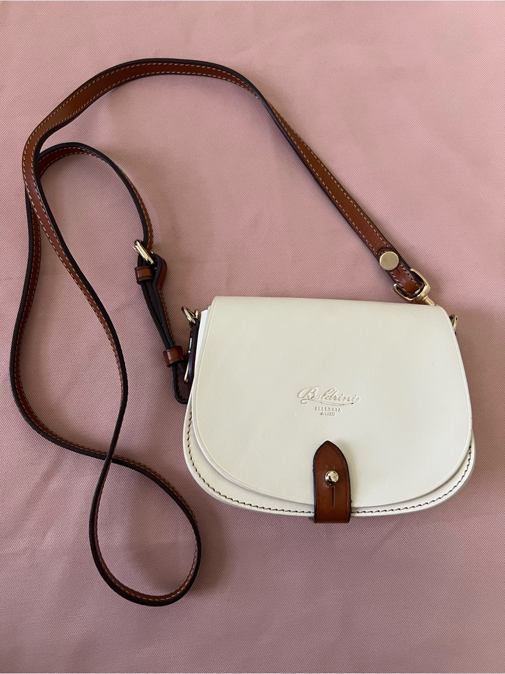 Boldrini Selleria Leather Crossbody Bag – Made in Italy